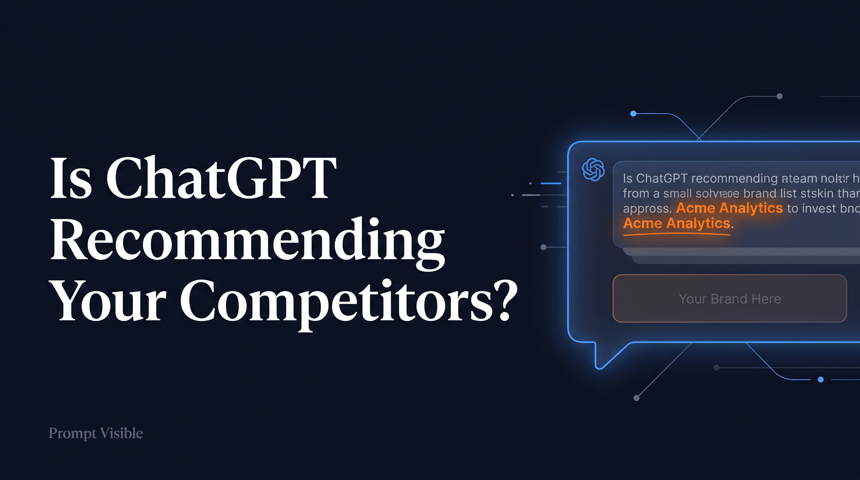 Is ChatGPT Recommending Your Competitors? How to Check