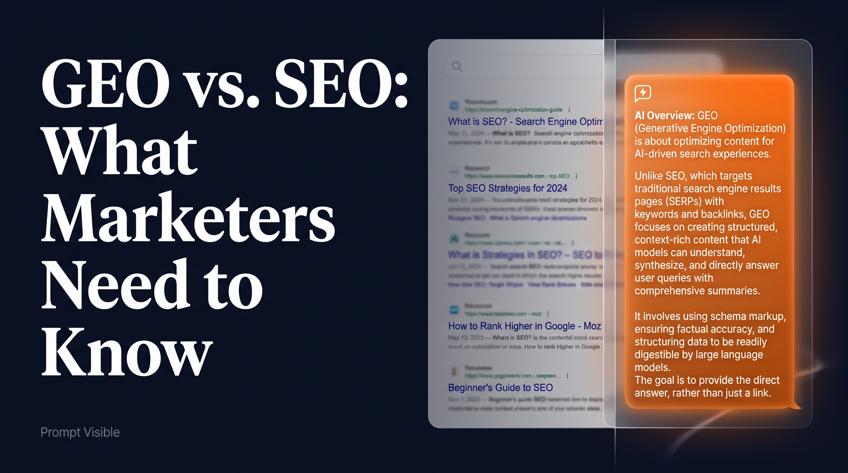 GEO vs. SEO: What Marketers Need to Know in 2026